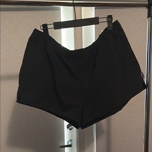 Patagonia Black Athletic Shorts High-Waisted Relaxed Fit